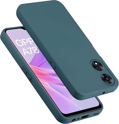 Cadorabo Hoesje geschikt voor OPPO A78 5G in LIQUID GROEN - Beschermhoes gemaakt van flexibel TPU silicone Case Cover