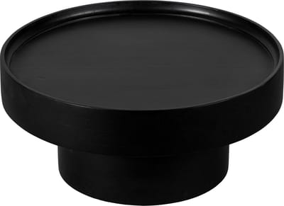 Lewis & Loft Salontafel Luus - FSC® mangohout – Rond ⌀80– Zwart