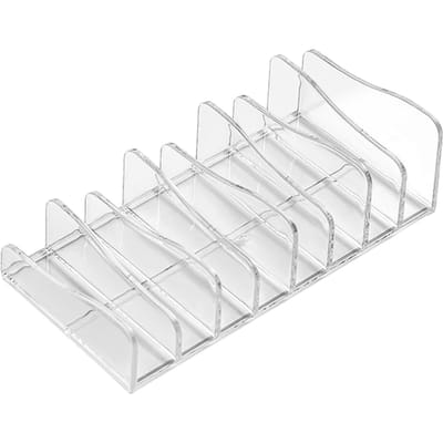 Oogschaduw Palette Organizer Transparant Plastic Multifunctioneel Oogschaduw Display Opberg Houder white
