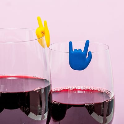 Winkee Rock Hand Glass Marker Set of 8