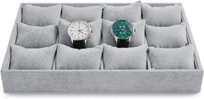Stunq® Stijlvolle Stapelbare Fluwelen Sieraden Organizer met 12 Compartimenten voor Georganiseerde Opbergruimte