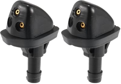 Dailygoods- Ruitenwissersproeier - 2 Stuks - Zwart - Waterdicht - Corrosiebestendig - Robuust Plastic - Voor Suzuki Grand - Sproeier