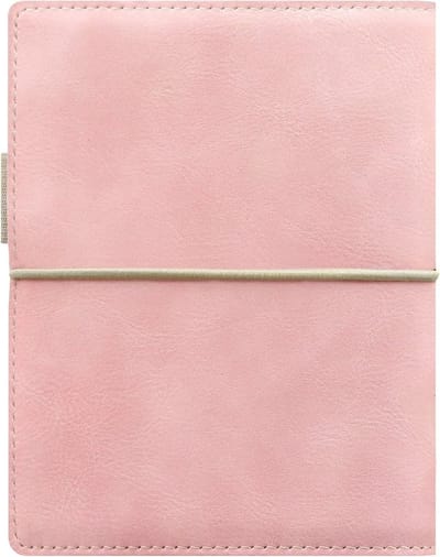 Pocket Organizer - Soft Planner - Dagelijkse Planning - Wrap Around Sluiting - 81 x 120 mm - Lichtroze