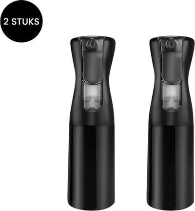 Purepeak Waterspuit Haar Set 2 Stuks - Haarspuit - 200ml - Kappersspuit - Knijpfles - Sprayfles - Waterverstuiver krullen - Plantenspuit Klein - Mist Spray Bottle