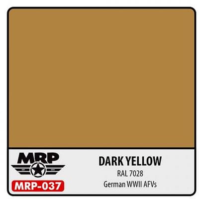 Mr. Paint MRP-037 - Dark Yellow (RAL 7028) – 30 ml verf voor Airbrush & Detailwerk