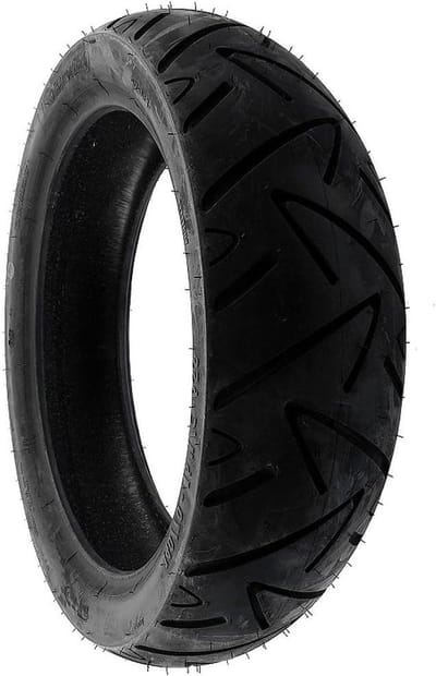 Motorband - All-season band - Veilig Rijden - Asymmetrisch loopvlak - 3.50-10 - Zwart