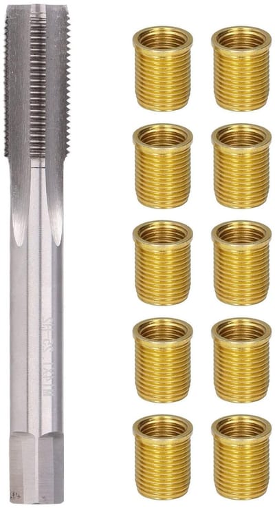Draadreparatieset voor Bougies met M12x1.25 Inserts en M14x1.25 Tap voor Professionele Toepassingen