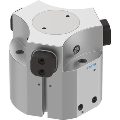 Festo Driepuntsgrijper 10mm Slag - Bouwgrootte 63 Dubbelwerkend - 1163047