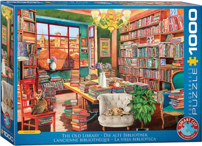 Eurographics - De Oude Bibliotheek [The Old Library] - Borelli Guido - 1000 stukjes 68×48cm (b×h) - Legpuzzel