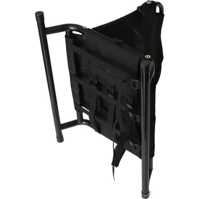 Kano Kajak Stoelen Stalen Stang Surfplank Stoel met Rugleuning Opblaasbare Boot Lichtgewicht Opvouwbare Stoel met Rugsteun zwart