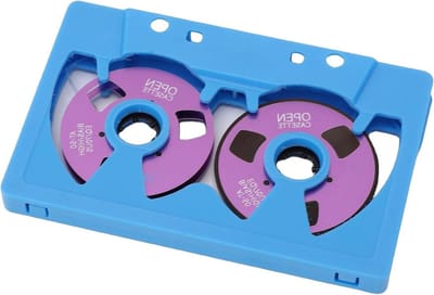 Cassettebandje - Reel to Reel - Muziek Opnemen - Duurzaam Aluminiumontwerp - 50 Minuten - Zilver