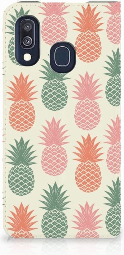 Samsung Galaxy A40 Flip Style Cover Ananas