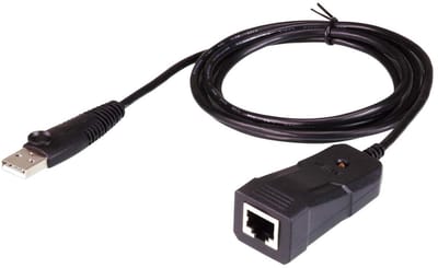 Aten UC232B-AT Usb 2.0-adapter Straight Usb Type A - Rj45 Zwart