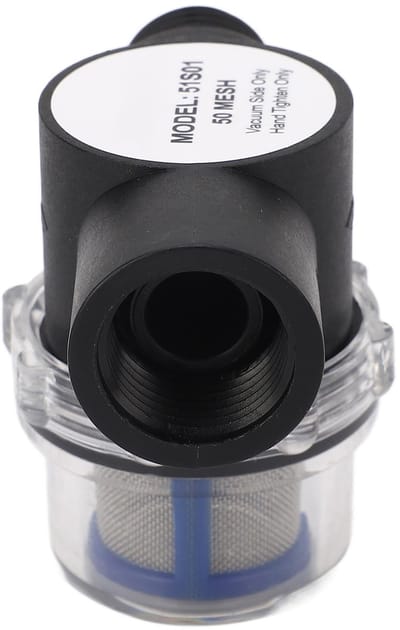 Dailygoods- Inline Filter - 1/2"-14 Binnendraad - Kunststof/ABS/Metaal - 50 Gaas Waterzeef - Hoge Drukbestendigheid - Universeel Gebruik - Waterfilter
