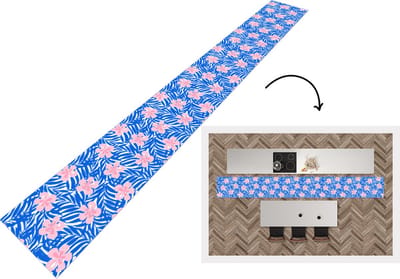 Keukenloper - Keukenmat - Hawaii - Bloesem - Tropisch - Patronen - 400x50 cm - Keuken vloerkleed