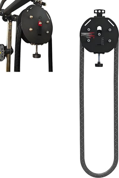 Hangende Touwtrainer - Eindeloze Kabeltrainer - Kracht en Balans - Verstelbare Weerstand - 4 Meter Touw - Zwart
