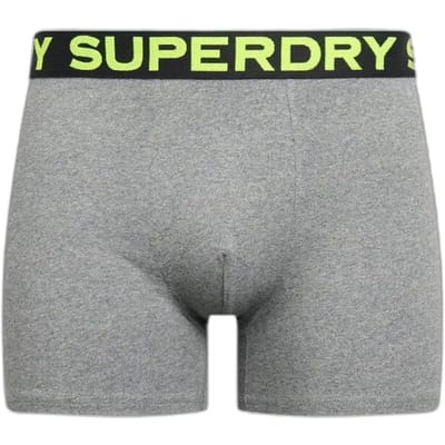 Superdry BOXER TRIPLE PACK Heren Onderbroek - Raven Black Marl
