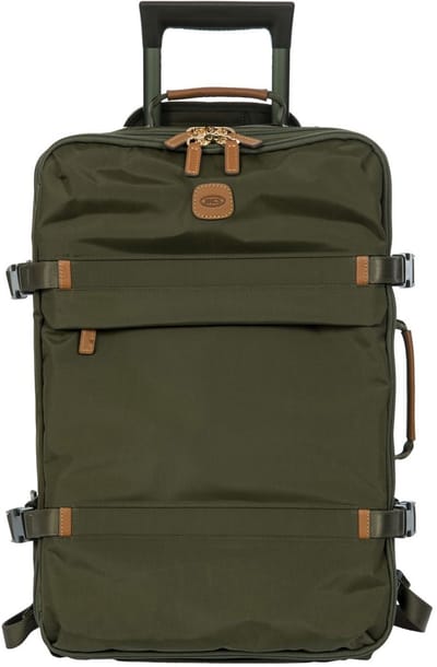 BRIC'S trolleyrugzak met laptopvak X- Collection Trolley Backpack 30L Olive olijfgroen 50cm