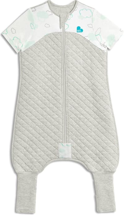 Love to Dream™ Slaappak™ - Pyjama en dekbed in 1 - Peuter -24-36 maanden - All season - Grijs Wit