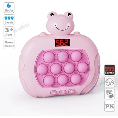 999 Niveau Elektronische Pop Quick Push Bubbels Game Machine Kids Cartoon Fun Knijpen Speelgoed Anti Stress Zintuiglijke Bubble Speelgoed geschenken