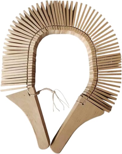 Peuter Muziekinstrument - Percussie Speelgoed - Ouder-Kind Binding - Natuurlijk Hout Materiaal - 28 x 21 x 6 cm