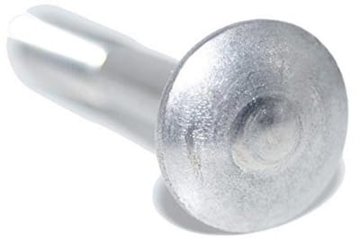 Platte slotschroeven M10x80 - 6 stuks roestvrij staal DIN 603