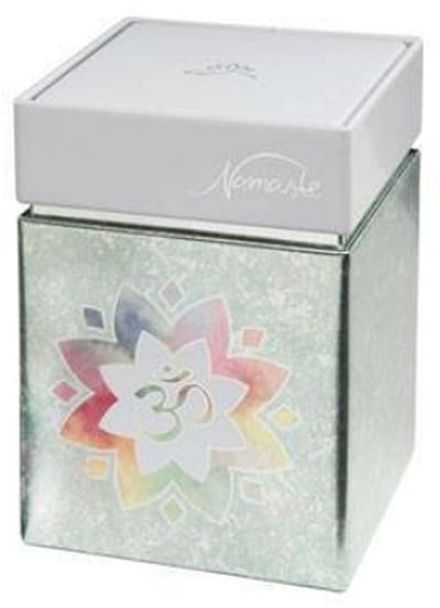 Goebel - Lotus | Theedoos Om Groen | Metaal - 11cm - bewaardoos - 4 stuks