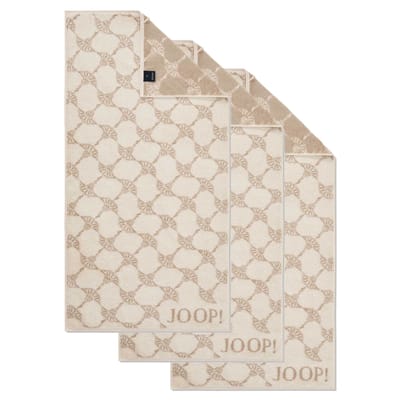 JOOP! Handdoek Classic / Infinity / Signature Een maat, 50x100 Set van 3