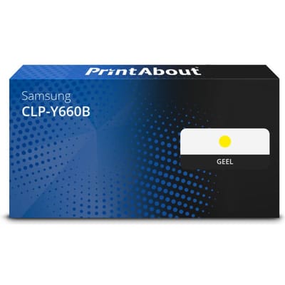 PrintAbout huismerk Toner CLP-Y660B (ST959A) Geel Geschikt voor Samsung