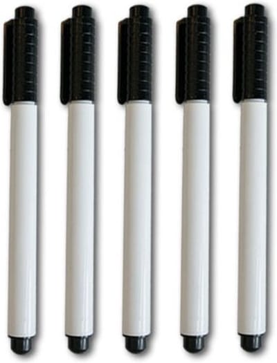 Whiteboardmarker zwart 5 stuks