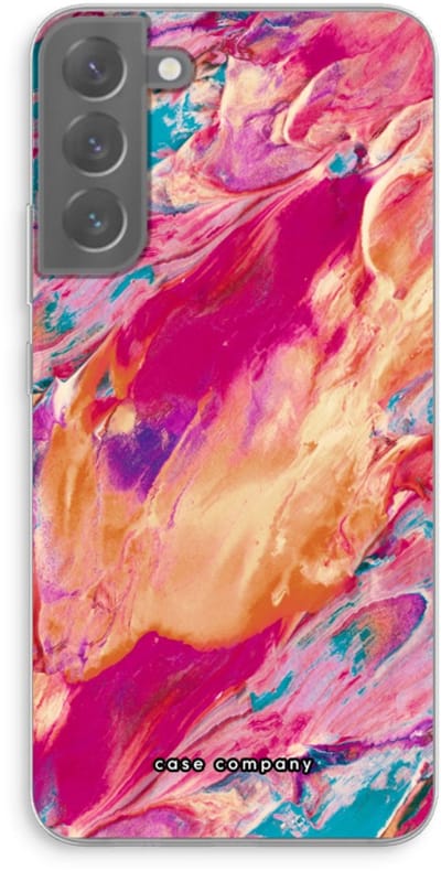 Case Company® - Hoesje geschikt voor Samsung Galaxy S22 Plus hoesje - Pastel Echoes - Soft Cover Telefoonhoesje - Bescherming aan alle Kanten en Schermrand