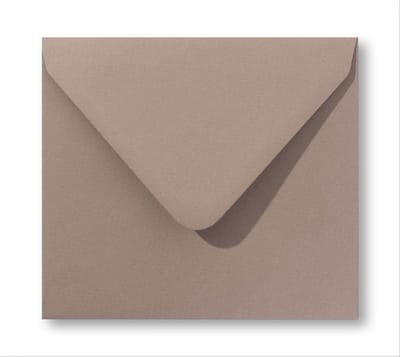 Envelop Vintage  14 x 14 cm Zandbruin 60 stuks