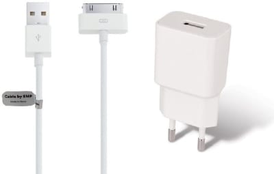 OneOne 2A lader + 3,0m USB kabel. Universele oplader adapter past op Apple iPhone 3G, 3Gs, iPhone 4, 4s, iPad 1, iPad 2, iPad 3, iPod Classic, iPod Mini, iPod Nano 1, 2, 3, 4, 5, 6, iPod Touch 1, 2, 3, 4