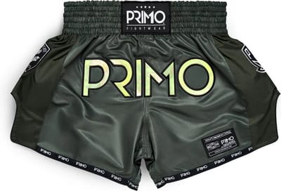 Primo Muay Thai Shorts - Hologram Series - Valor Green - donkergroen XL