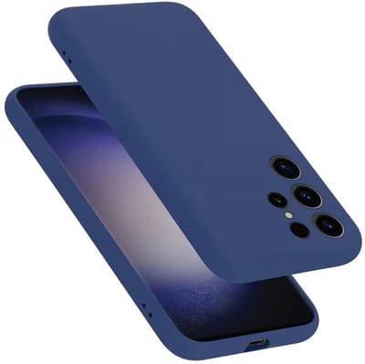 Hoesje Geschikt voor Samsung Galaxy S26 Ultra - Donker Blauw - Casemania Liquid Siliconen Back Cover met Camera Bescherming