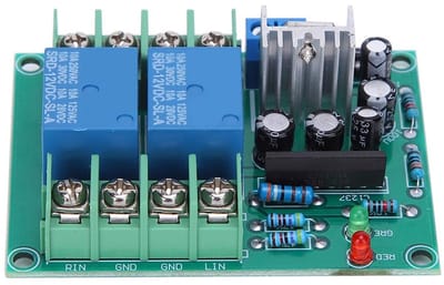 Dailygoody - Luidsprekerbeschermingsmodule - Spanningsregelaar - Power-On Delay - Blauw - Eindversterkerbord - Luidsprekerbescherming - Geschikt voor