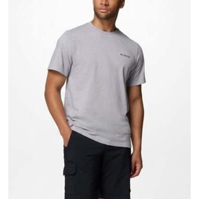 Columbia CSC™ Outdoor Back Graphic Tee Heren Outdoorshirt - Shale Purple, Scoped View