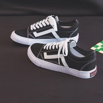 Lente Nieuwe Vance Canvas Schoenen Dames Klassieke Retro Koppel Casual Schoenen Guochao Student Skateschoenen 38 white