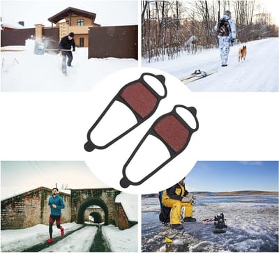 Coarse Sand Winter Non-Slip IJs Snowshoes met Traction Cleats en Crampons voor Betere Grip op Sneeuw