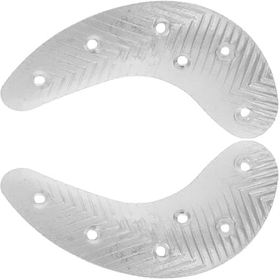Metalen Hakbeschermers - Schoen Reparatie - Schoenen Herstellen - Antislip Ontwerp - 6.6 cm Lengte - Zilver