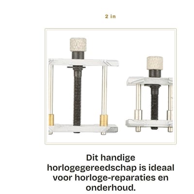 Dailygoods- Horlogekast Professioneel - Horloge Reparatie Set - Horlogegereedschap - Bewegingshouder - Verstelbaar - Duurzaam Metaal - Horlogereparatie