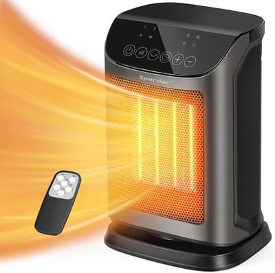 Energiebesparende Ventilatorkachel 1800W met Thermostaat en Oververhittingsbeveiliging