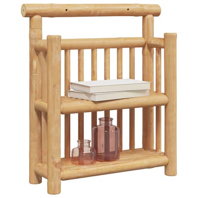 vidaXL - Wandplank - Muurmontage - Naturel - 40 - x - 13 - x - 44 - cm - Bamboe