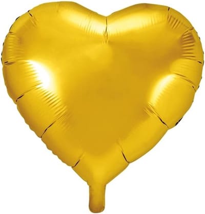Folieballon HARTJE goud 18 INCH = 45 cm oaktree.