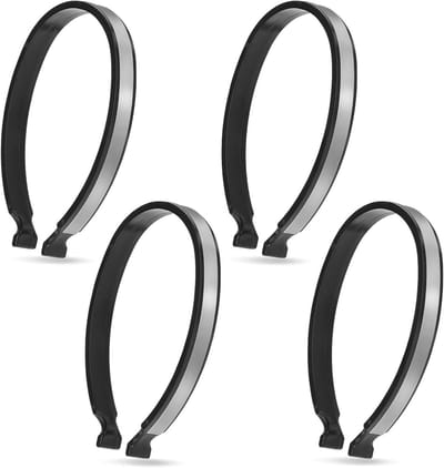 Ronte - Fiets Reflectoren Broekklemmen Set voor Nachtzicht Dames en Heren.