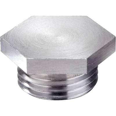 Wiska 10016783 VSM 18 Cr Blindstop Slagvast M18 M18 Metaal Natuur 1 stuk(s)