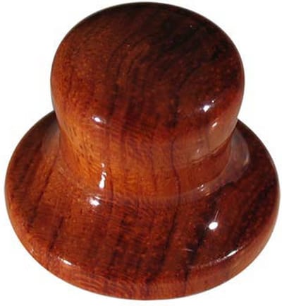 Boston KWB-340 Houten Belknop in Hoedmodel - 25x19mm Bubingga