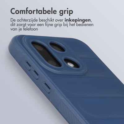 imoshion Hoesje - Geschikt voor OnePlus 15 - EasyGrip Backcover - Donkerblauw