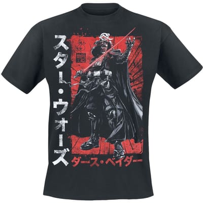 Star Wars - Disney T-shirt - Darth Vader Samurai - S tot 3XL - zwart