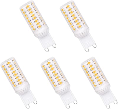 Spectrum LED Insteeklampje G9 4.5W - 230V - 560 Lumen - 4000K Neutraal Wit - Natuurlijk Licht - Energiezuinig - 5 stuks
